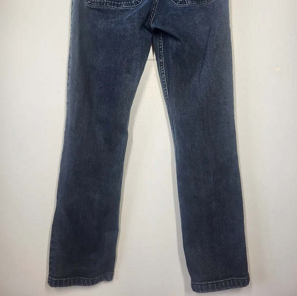 Free People Denim Halterneck Jumpsuit Jumper Overalls Bohemian Boho Jeans - Picture 6 of 16